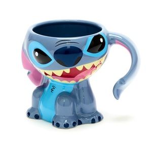 NWT Disney Store Lilo & Stitch Stitch Figural Mug